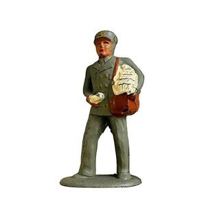 Vintage Barclay Manoil Lead Toy Mailman Postal Carrier